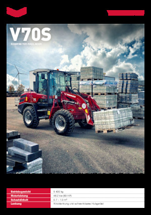 Ładowarki kołowe Yanmar V70S