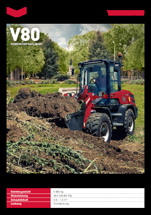 Ładowarki kołowe Yanmar V80