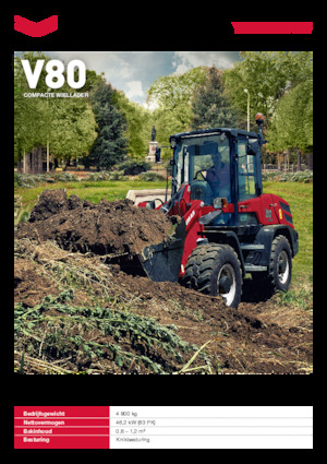 Ładowarki kołowe Yanmar V80