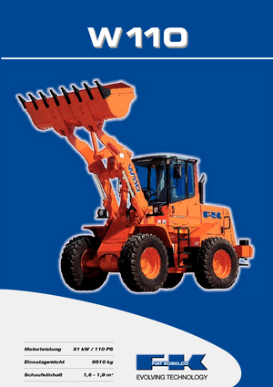 Ładowarki kołowe Fiat Kobelco W 110