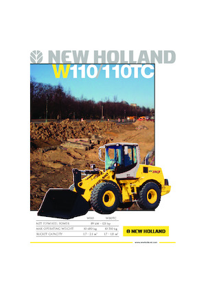 Ładowarki kołowe New Holland W110TC