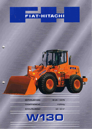 Ładowarki kołowe Fiat-Hitachi W 130