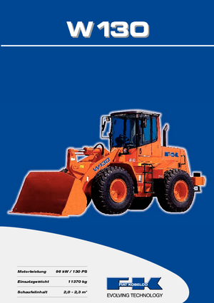 Ładowarki kołowe Fiat Kobelco W 130