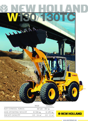 Ładowarki kołowe New Holland W130TC
