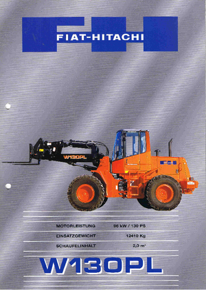 Ładowarki kołowe Fiat-Hitachi W 130 PL