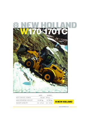 Ładowarki kołowe New Holland W 170 TC