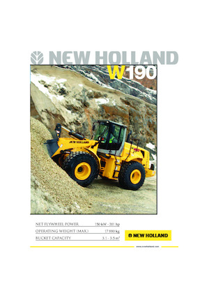 Ładowarki kołowe New Holland W 190