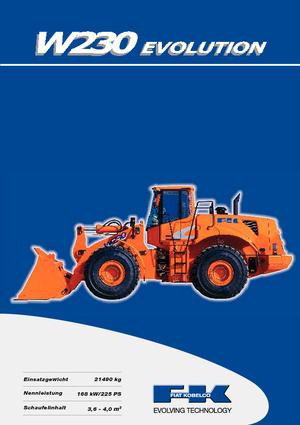 Ładowarki kołowe Fiat Kobelco W 230 Evolution