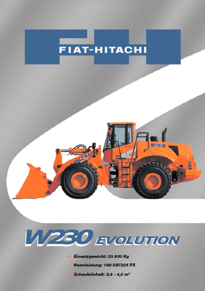 Ładowarki kołowe Fiat-Hitachi W 230