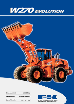 Ładowarki kołowe Fiat Kobelco W 270 Evolution