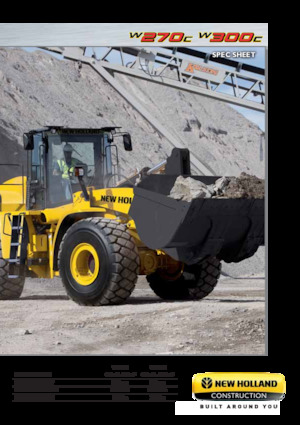 Ładowarki kołowe New Holland W300C