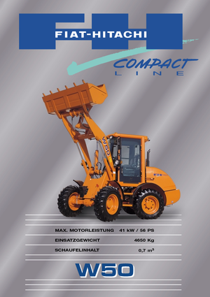Ładowarki kołowe Fiat-Hitachi W 50