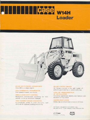 Ładowarki kołowe Case W14H