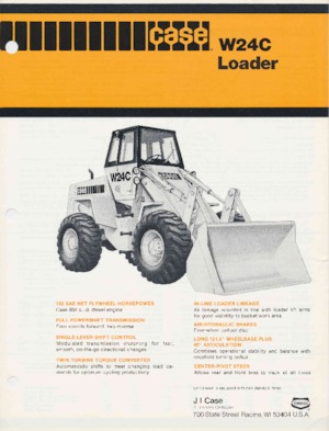 Ładowarki kołowe Case W24C