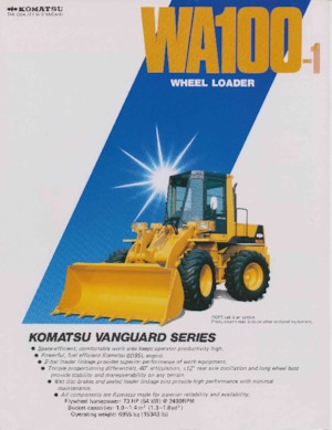 Ładowarki kołowe Komatsu WA 100-1