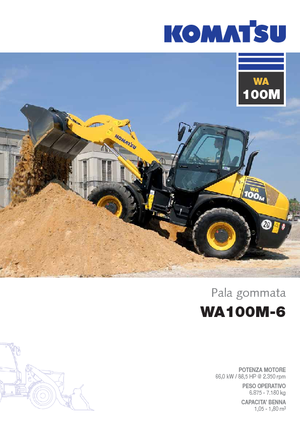 Ładowarki kołowe Komatsu WA100M-6