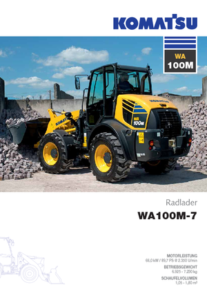 Ładowarki kołowe Komatsu WA100M-7