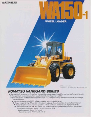 Ładowarki kołowe Komatsu WA 150-1
