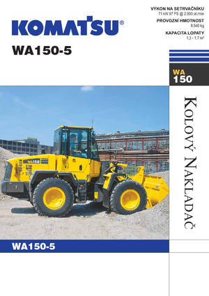 Ładowarki kołowe Komatsu WA150-5