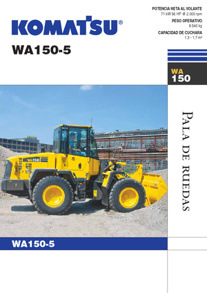 Ładowarki kołowe Komatsu WA150-5