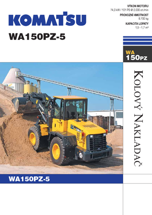 Ładowarki kołowe Komatsu WA150PZ-5