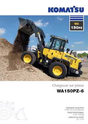 Ładowarki kołowe Komatsu WA150PZ-6