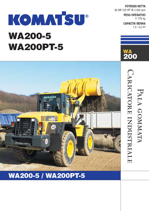 Ładowarki kołowe Komatsu WA200PT-5