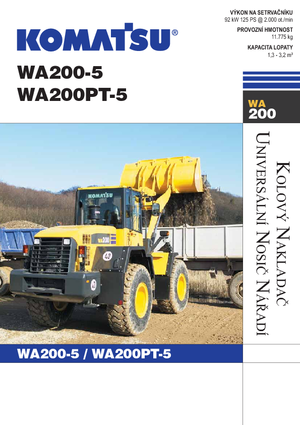 Ładowarki kołowe Komatsu WA200PT-5