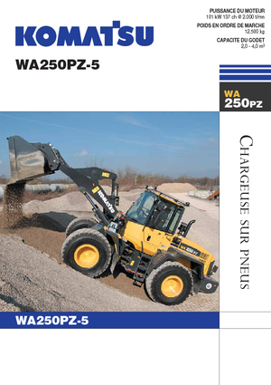 Ładowarki kołowe Komatsu WA250PZ-5