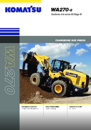 Ładowarki kołowe Komatsu WA270-8E0