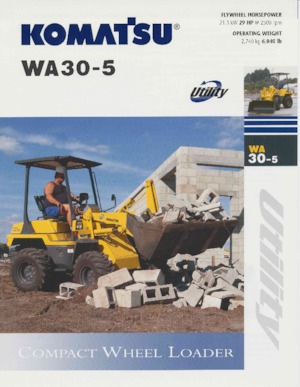 Ładowarki kołowe Komatsu WA 30-5