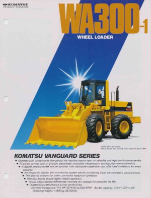 Ładowarki kołowe Komatsu WA 300-1