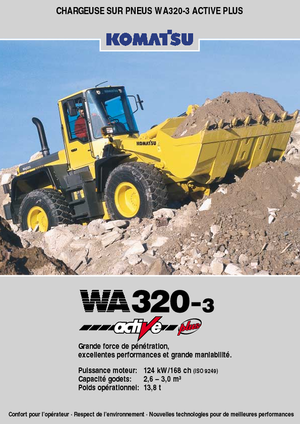 Ładowarki kołowe Komatsu WA320-3 active Plus