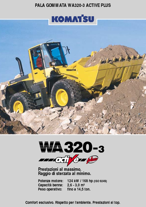 Ładowarki kołowe Komatsu WA320-3 active Plus