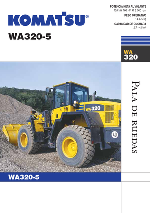 Ładowarki kołowe Komatsu WA320-5