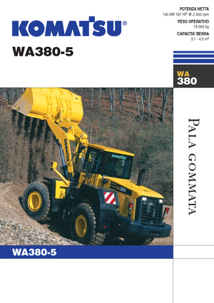 Ładowarki kołowe Komatsu WA380-5