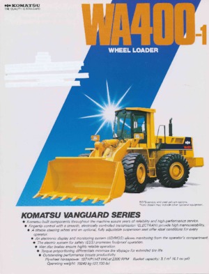 Ładowarki kołowe Komatsu WA 400-1