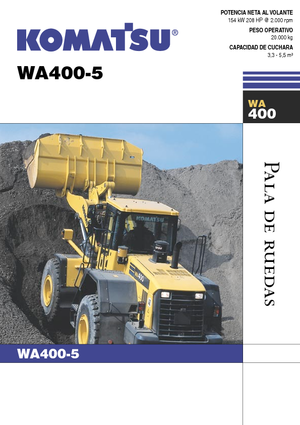 Ładowarki kołowe Komatsu WA400-5