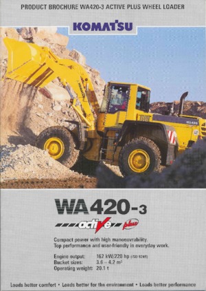 Ładowarki kołowe Komatsu WA 420-3
