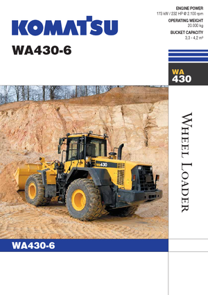 Ładowarki kołowe Komatsu WA430-6E0