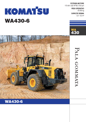 Ładowarki kołowe Komatsu WA430-6E0