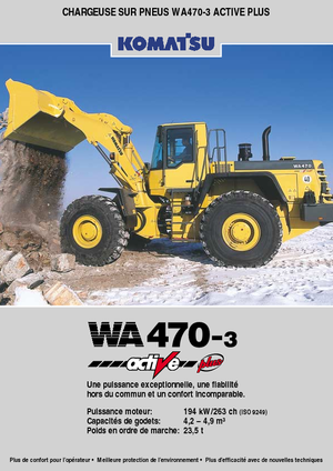 Ładowarki kołowe Komatsu WA470-3 active Plus