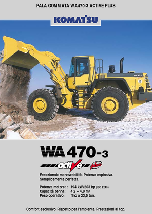 Ładowarki kołowe Komatsu WA470-3 active Plus