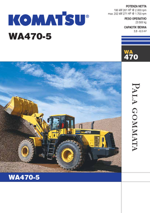 Ładowarki kołowe Komatsu WA470-5