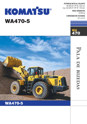 Ładowarki kołowe Komatsu WA470-5