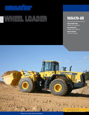 Ładowarki kołowe Komatsu WA 470-6R
