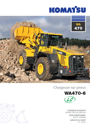 Ładowarki kołowe Komatsu WA470LC-6