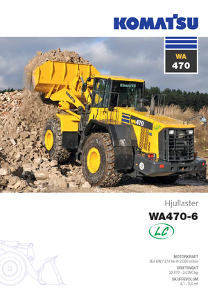 Ładowarki kołowe Komatsu WA470LC-6