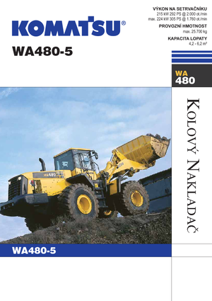 Ładowarki kołowe Komatsu WA480-5