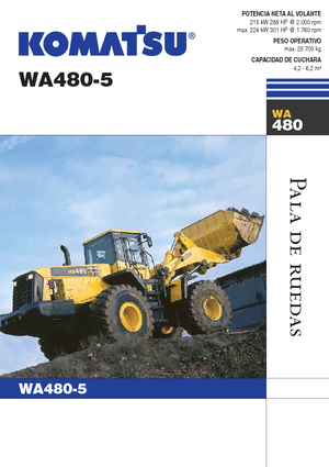 Ładowarki kołowe Komatsu WA480-5
